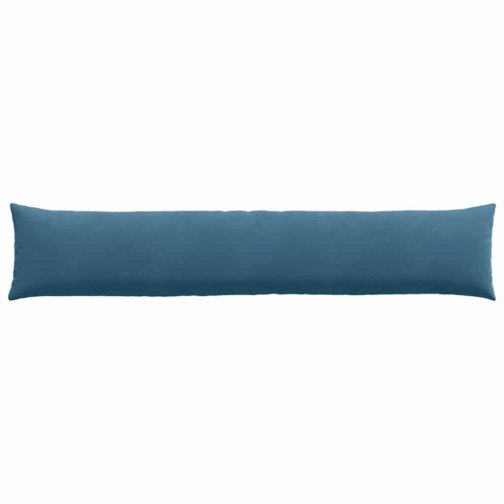 Kanapé párnák 2 pcs Kék 200 x 40 cm Bársonyos szövet