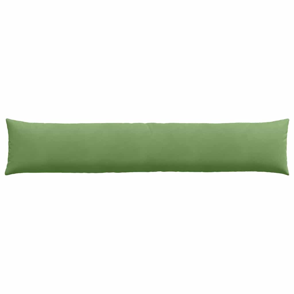 Kanapé párnák 2 pcs Világos zöld 200 x 40 cm Bársonyos szövet