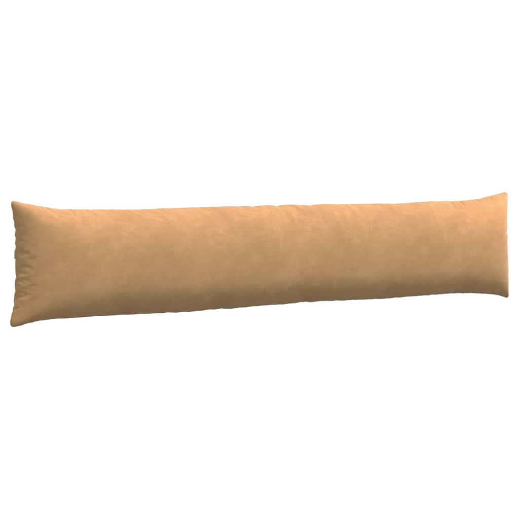 Kanapé párnák 2 pcs Barna 200 x 40 cm Bársonyos szövet