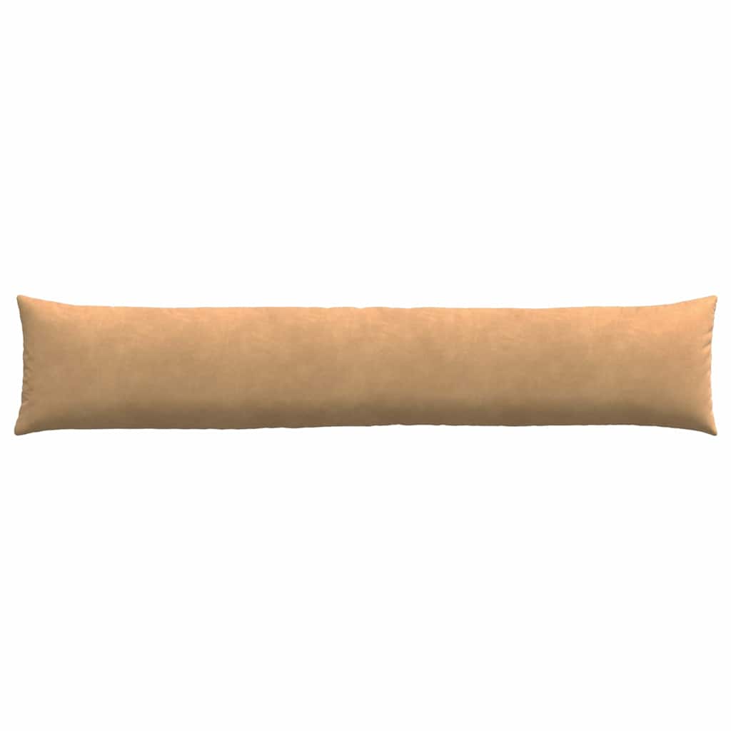 Kanapé párnák 2 pcs Barna 200 x 40 cm Bársonyos szövet