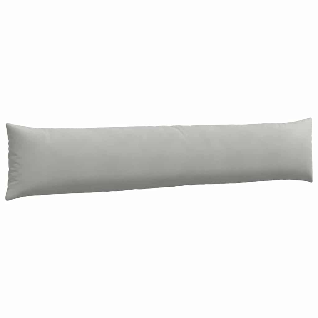 Kanapé párnák 2 pcs Világosszürke 200 x 40 cm szövet