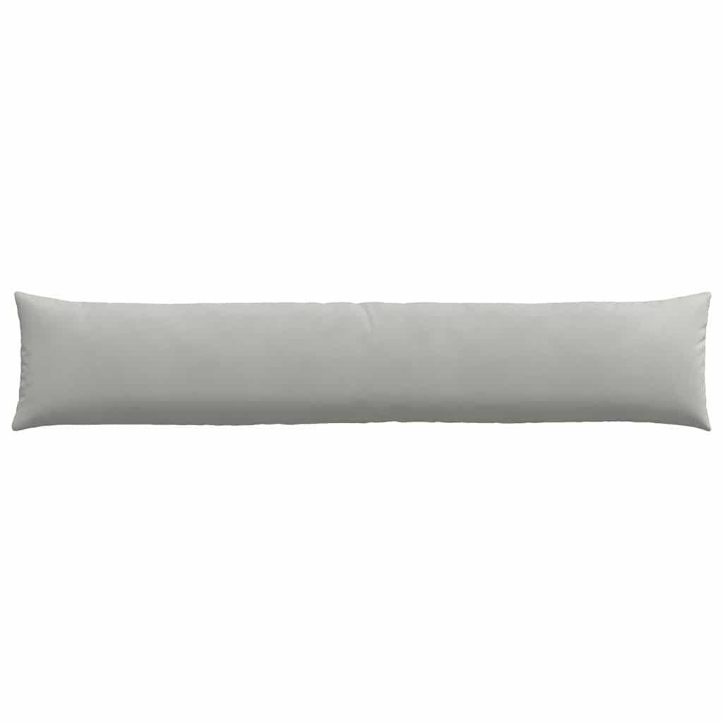 Kanapé párnák 2 pcs Világosszürke 200 x 40 cm szövet
