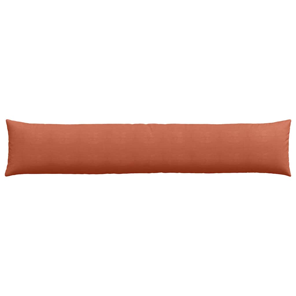 Kanapé párnák 2 pcs Piros Narancs 200 x 40 cm Bársonyos szövet