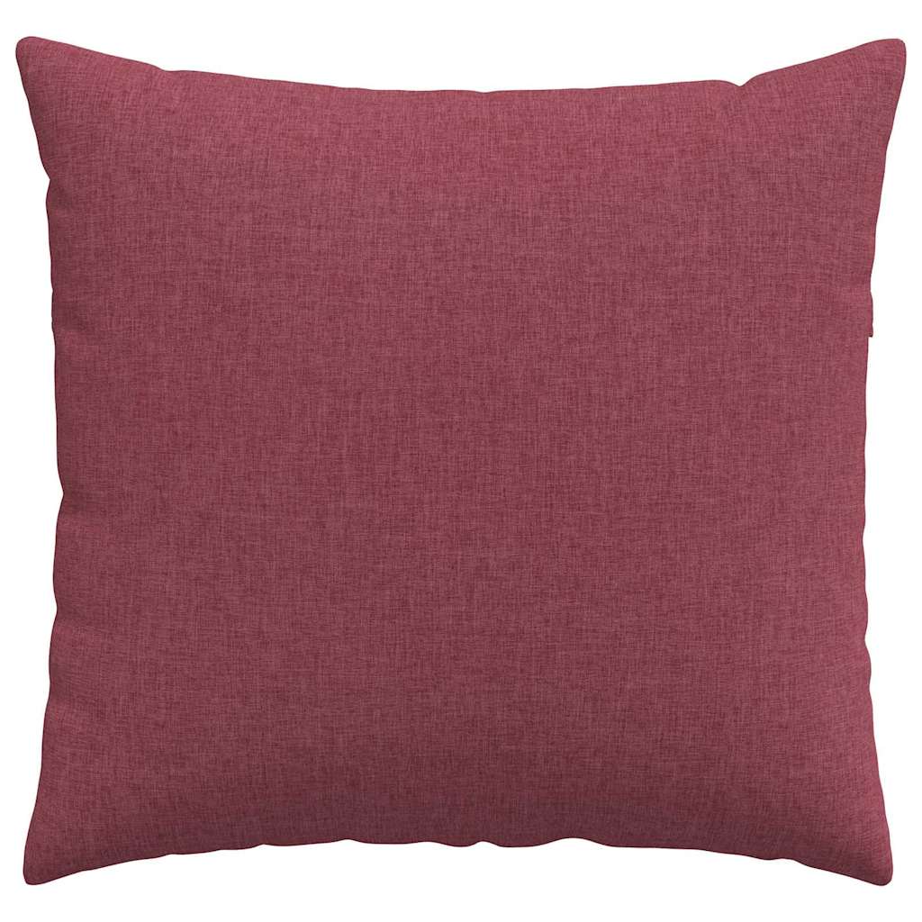 Kanapé párnák 2 pcs Bordó 45 x 45 cm szövet