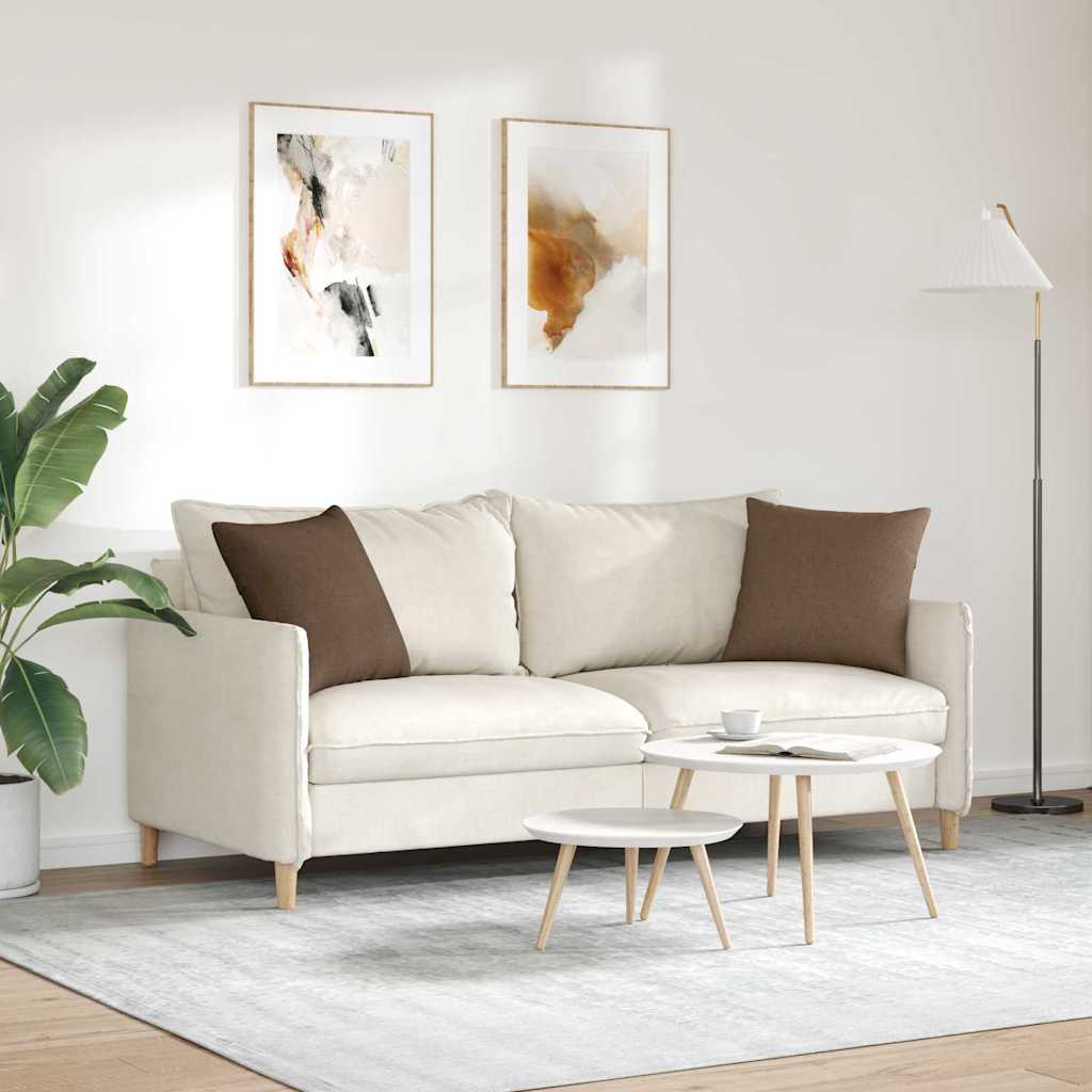 Kanapé párnák 2 pcs Barna 45 x 45 cm szövet