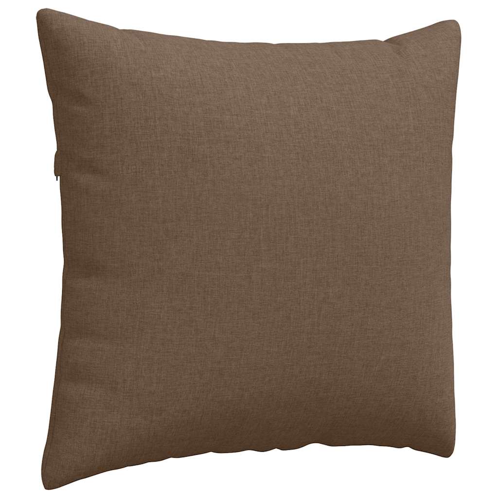 Kanapé párnák 2 pcs Barna 45 x 45 cm szövet