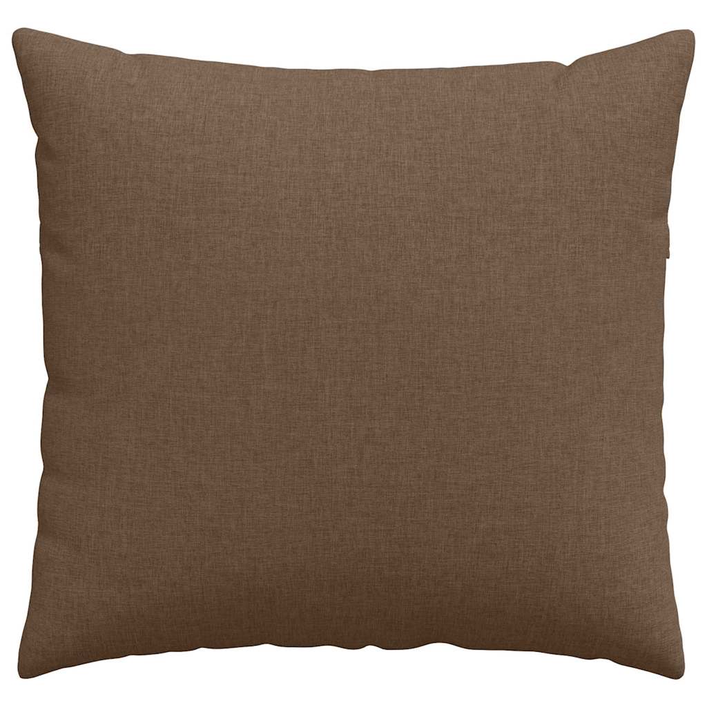 Kanapé párnák 2 pcs Barna 45 x 45 cm szövet