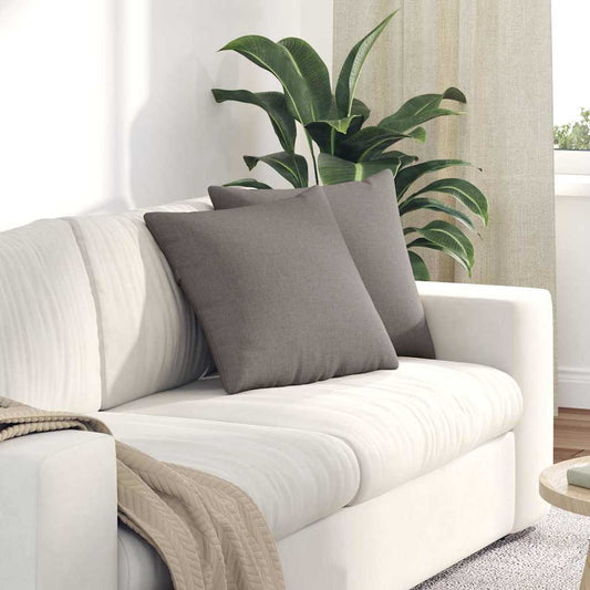 Kanapé párnák 2 pcs Tópszínű 45 x 45 cm szövet