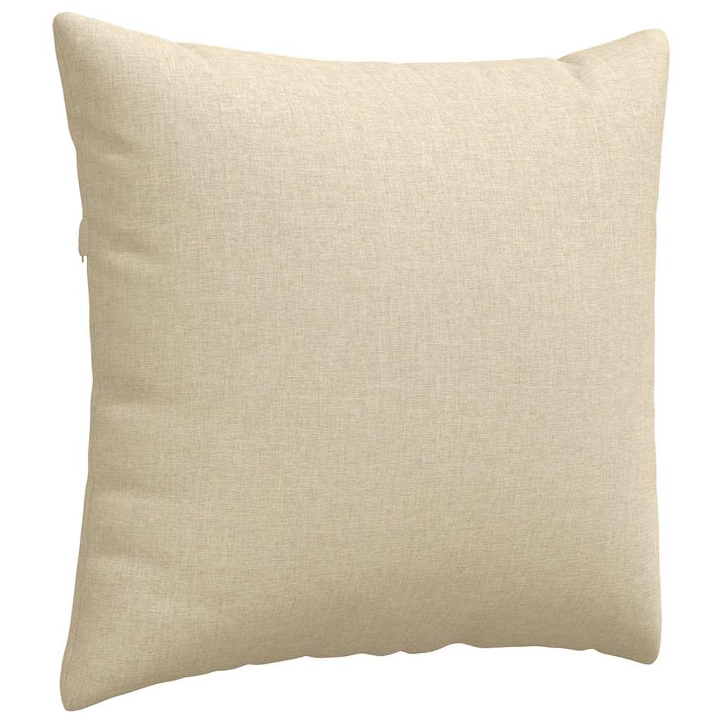 Kanapé párnák 2 pcs Krém 45 x 45 cm szövet