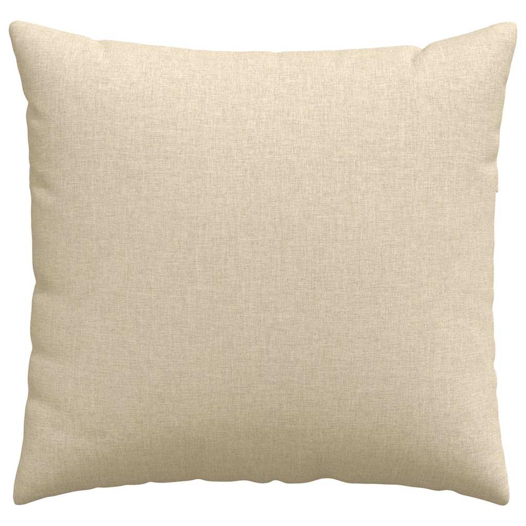 Kanapé párnák 2 pcs Krém 45 x 45 cm szövet