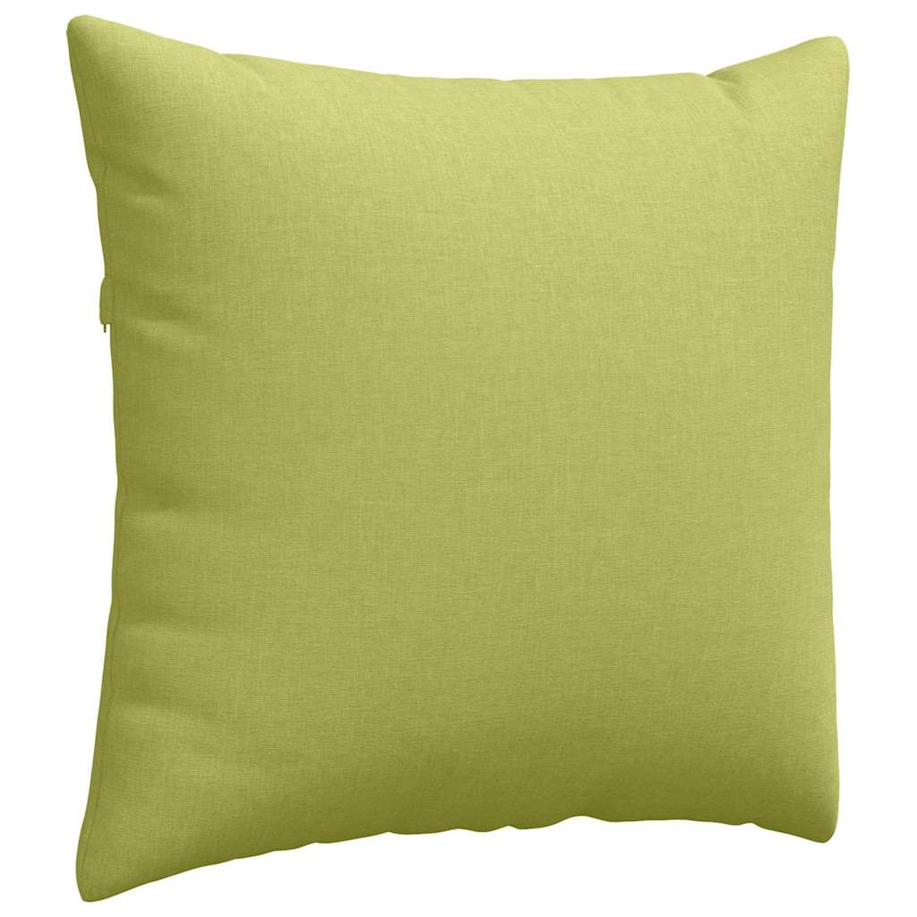 Kanapé párnák 2 pcs Világos zöld 45 x 45 cm szövet