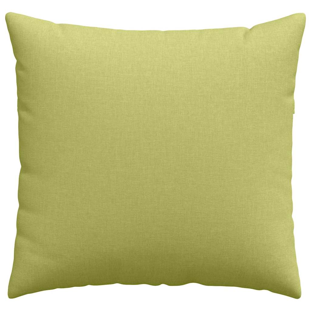 Kanapé párnák 2 pcs Világos zöld 45 x 45 cm szövet