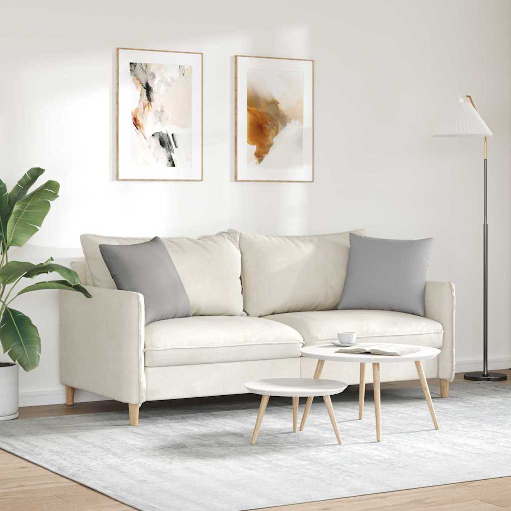 Kanapé párnák 2 pcs Felhőszürke 45 x 45 cm szövet