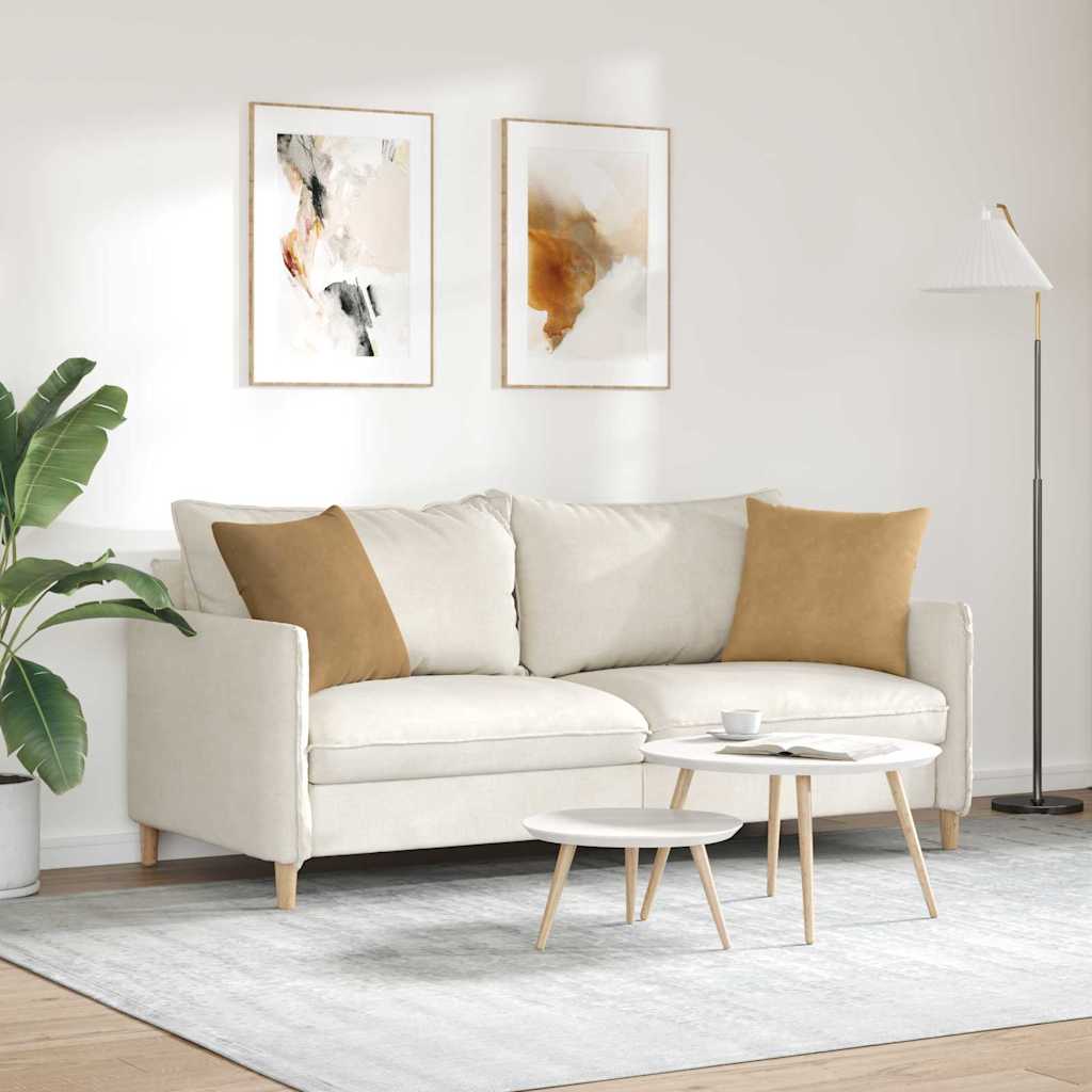 Kanapé párnák 2 pcs Barna 45 x 45 cm Bársonyos szövet