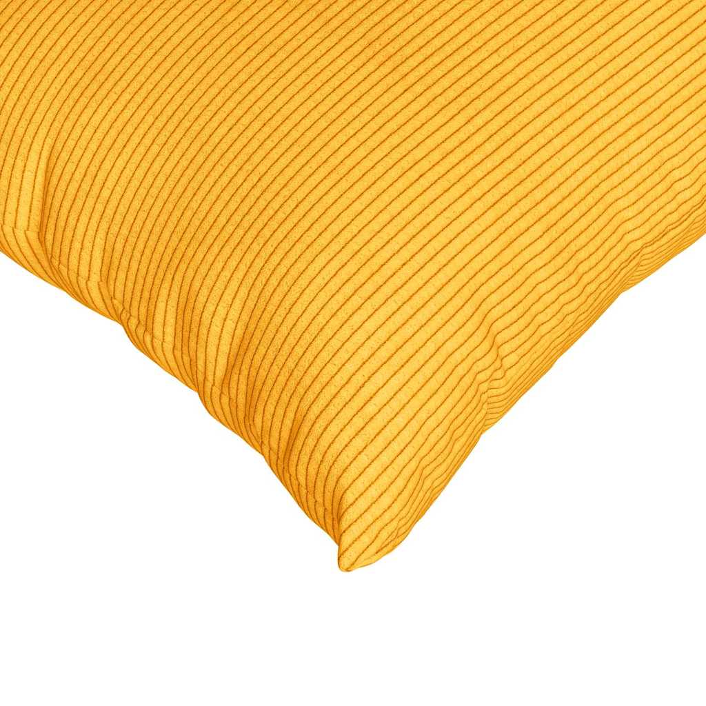 Kanapé párnák 2 pcs Világos sárga 45 x 45 cm Bársonyos szövet