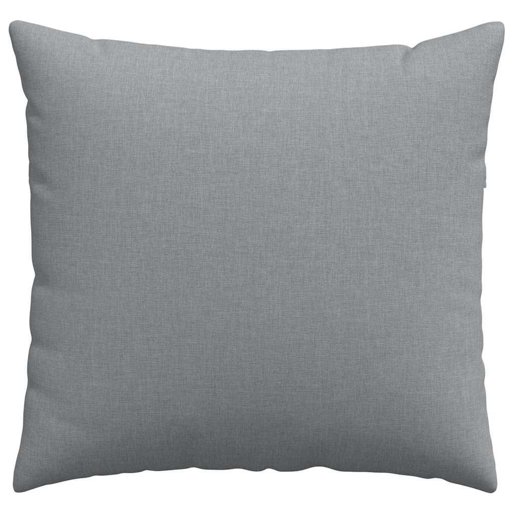 Kanapé párnák 2 pcs Világosszürke 50 x 50 cm szövet
