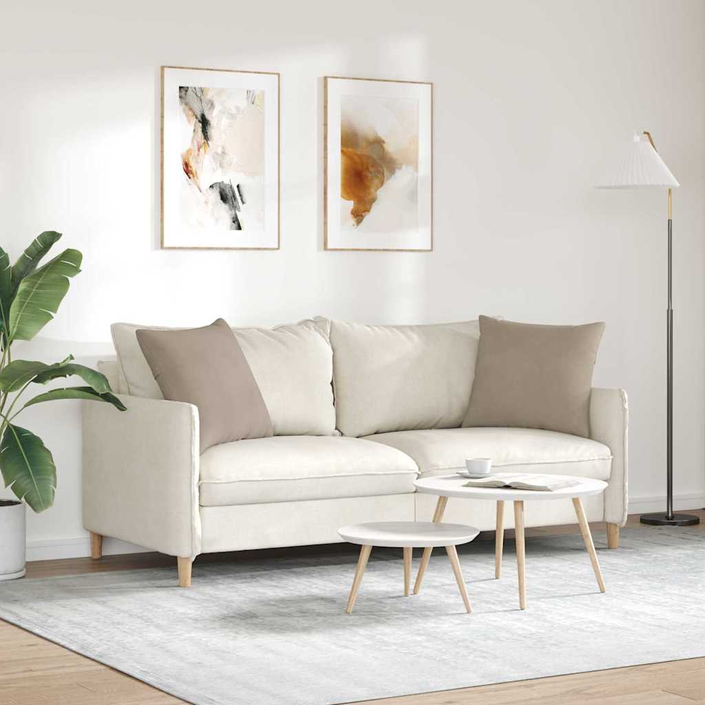 Kanapé párnák 2 pcs Tópszínű 50 x 50 cm szövet