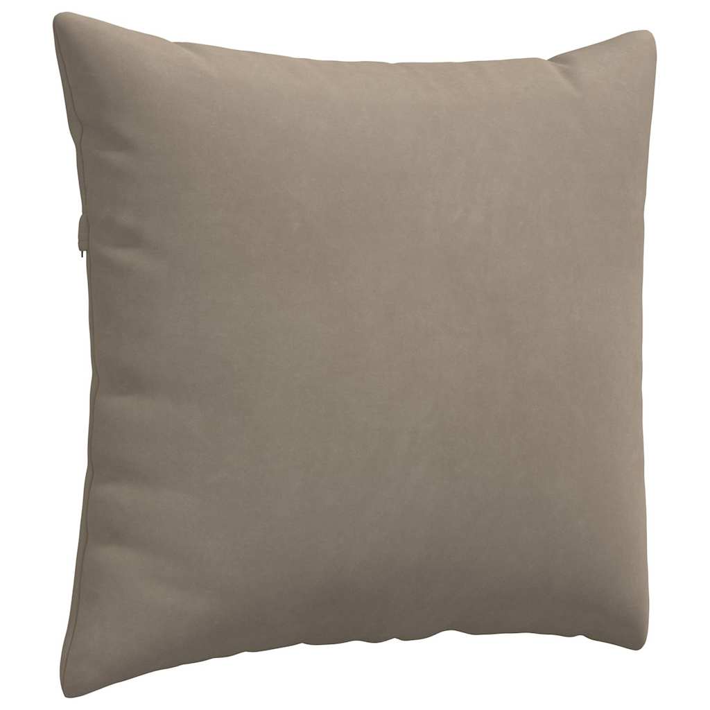 Kanapé párnák 2 pcs Tópszínű 50 x 50 cm szövet