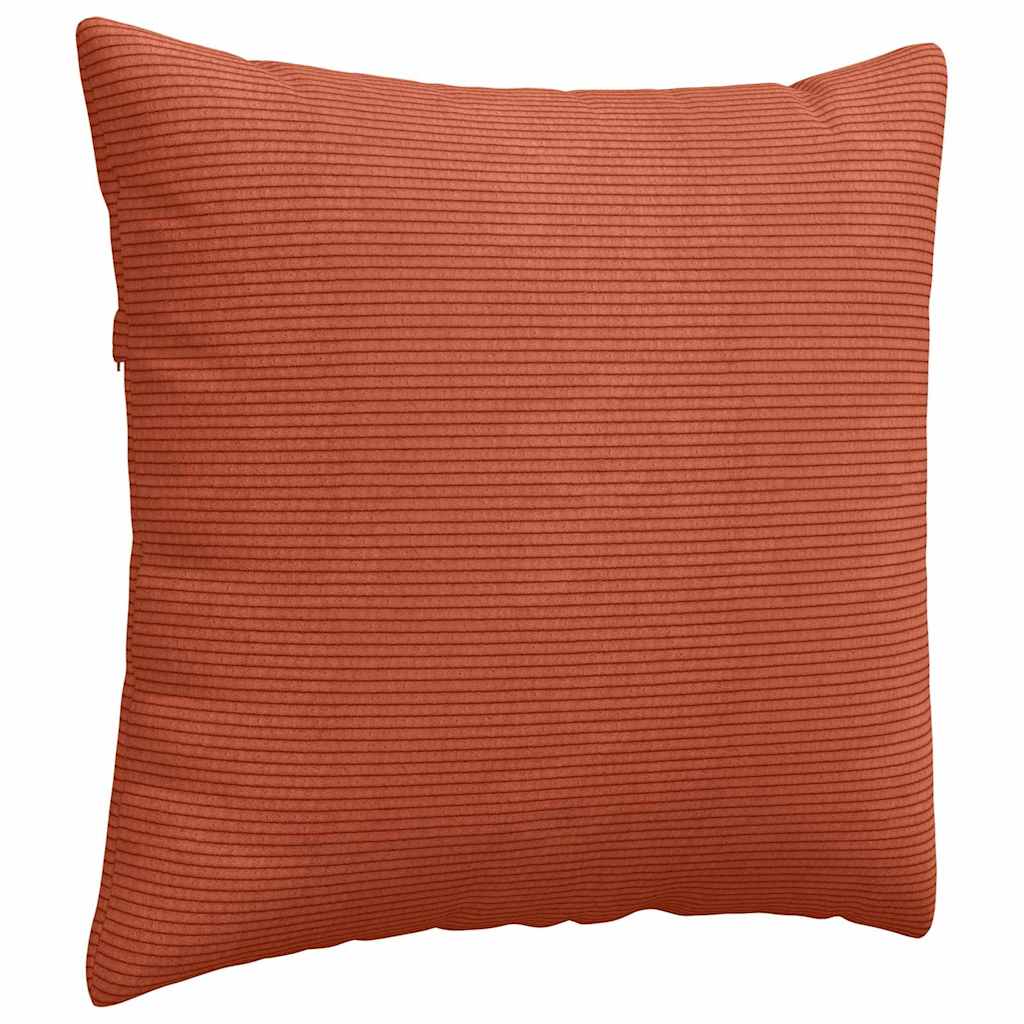 Kanapé párnák 2 pcs Piros Narancs 50 x 50 cm Bársonyos szövet