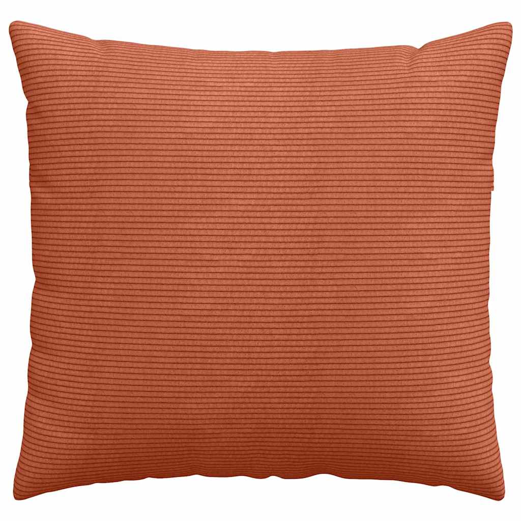 Kanapé párnák 2 pcs Piros Narancs 50 x 50 cm Bársonyos szövet