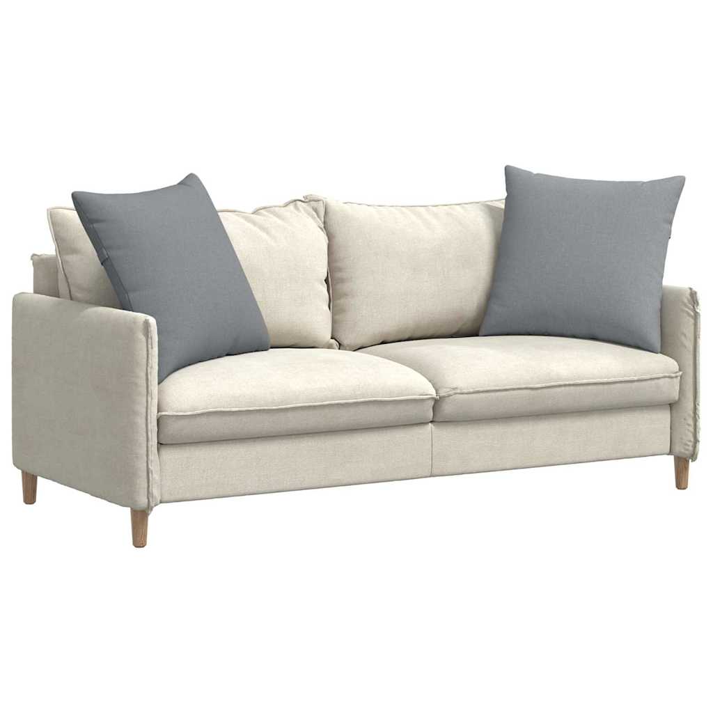 Kanapé párnák 2 pcs Világosszürke 60 x 60 cm szövet