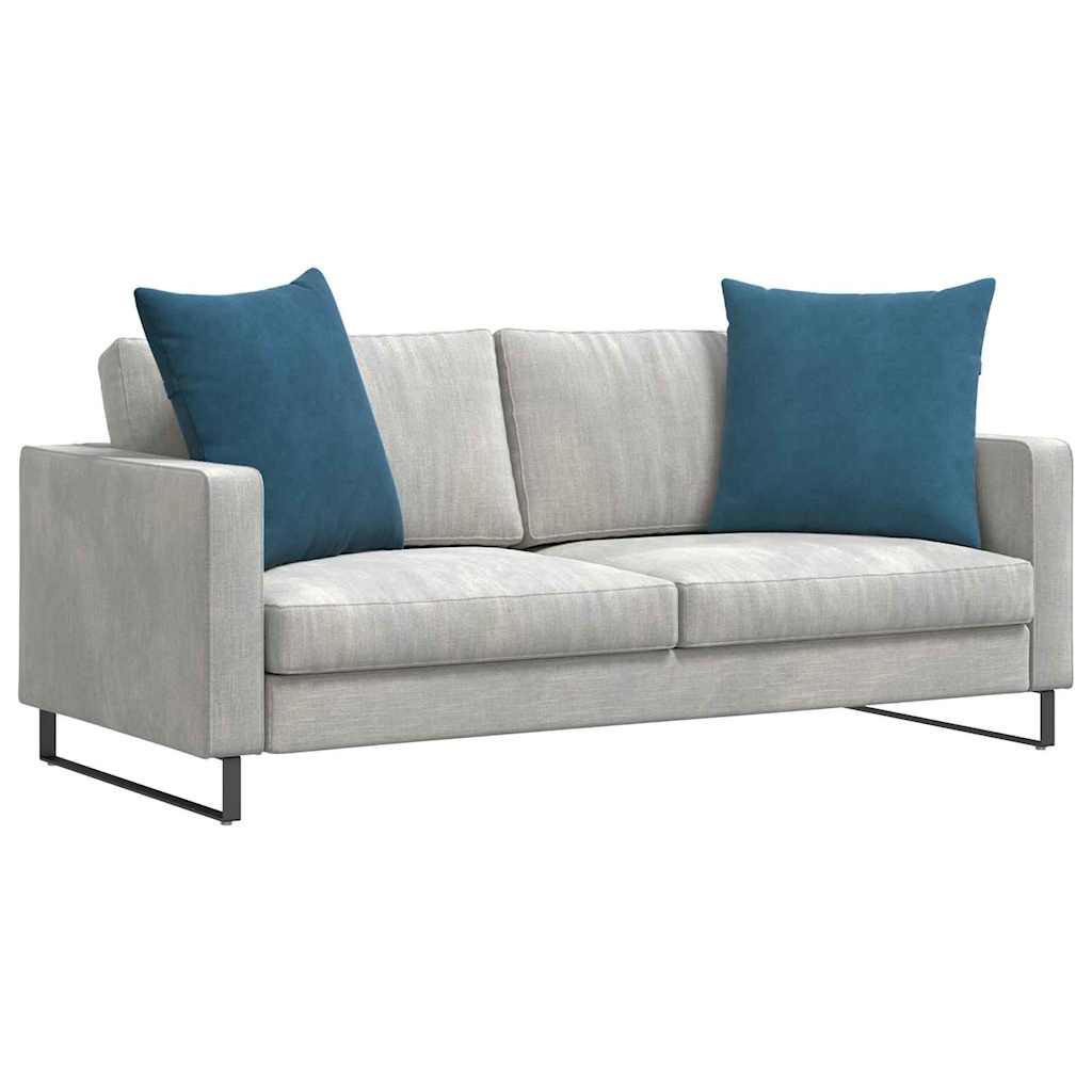 Kanapé párnák 2 pcs Kék 60 x 60 cm Bársonyos szövet