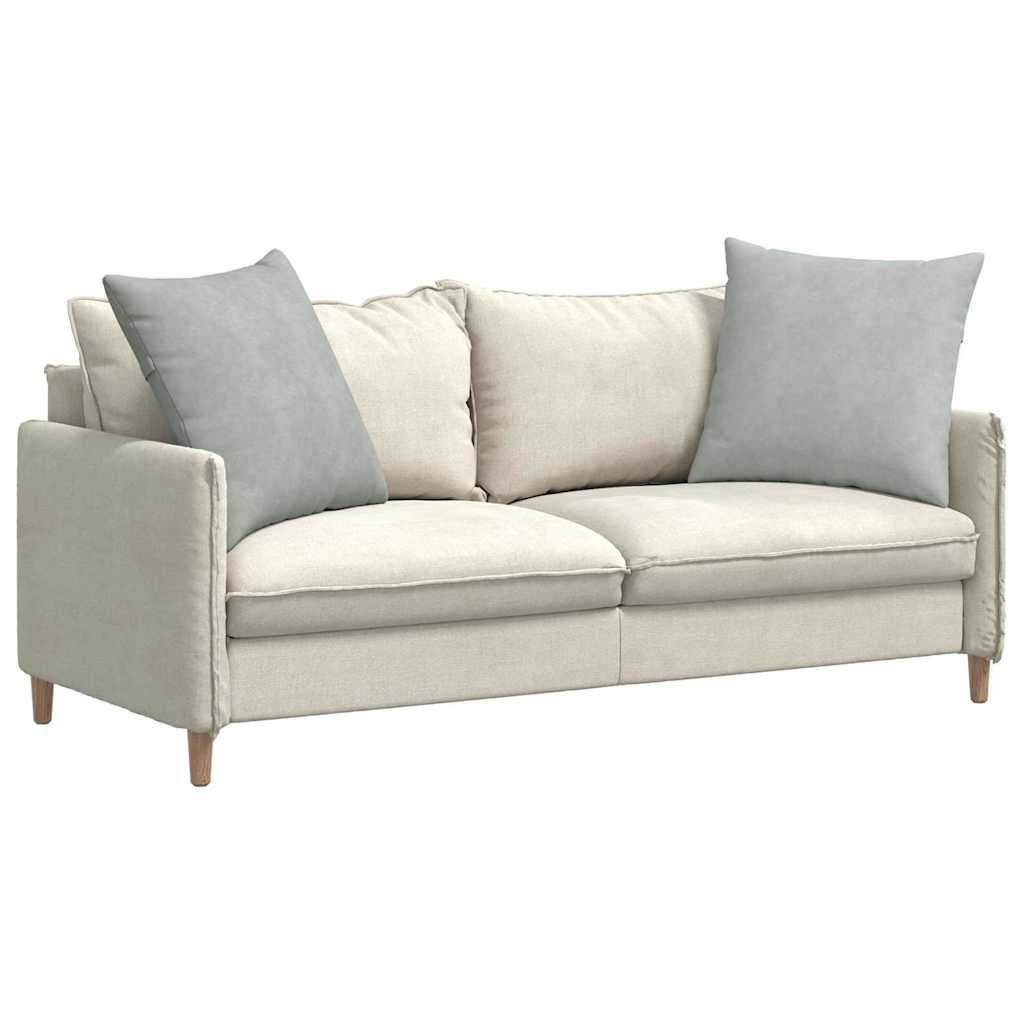 Kanapé párnák 2 pcs Világosszürke 60 x 60 cm Bársonyos szövet