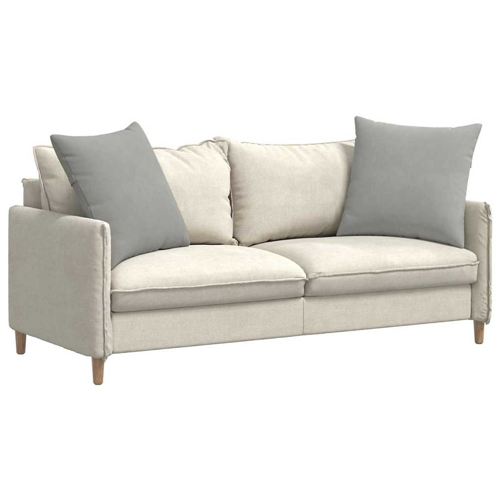 Kanapé párnák 2 pcs Világosszürke 60 x 60 cm szövet