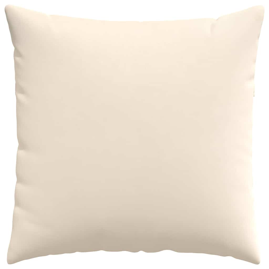 Kanapé párnák 2 pcs Bézs 60 x 60 cm szövet