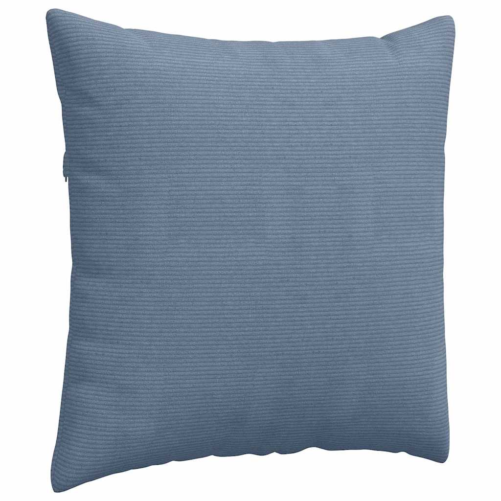 Kanapé párnák 2 pcs Kék 60 x 60 cm Bársonyos szövet