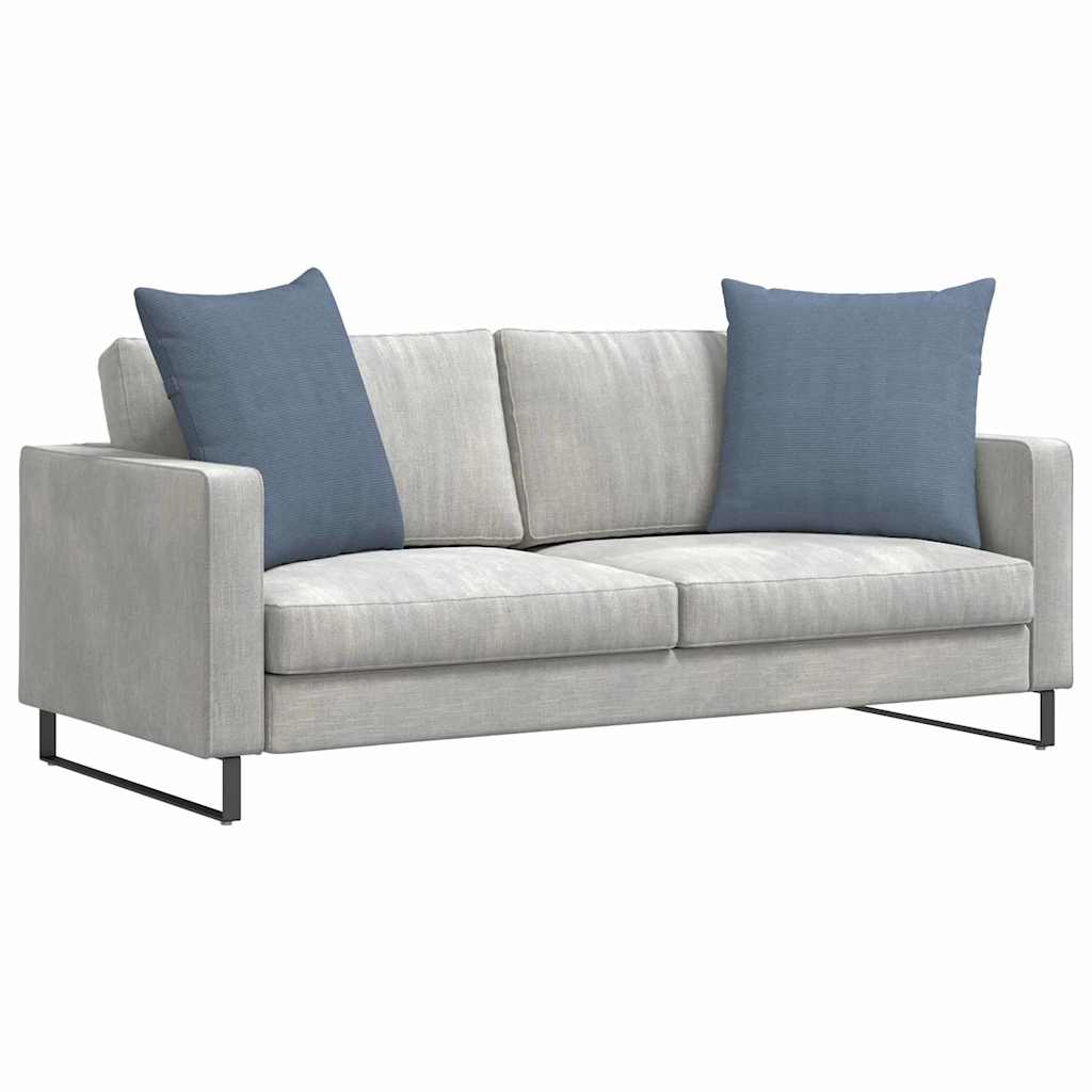 Kanapé párnák 2 pcs Kék 60 x 60 cm Bársonyos szövet