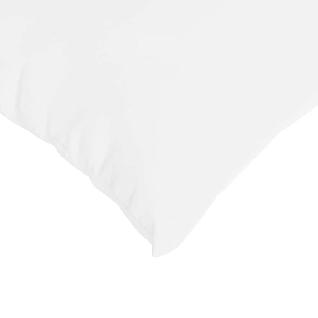 Kanapé párnák 2 pcs Fehér 80 x 80 cm szövet