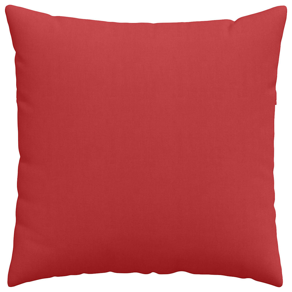 Kanapé párnák 2 pcs Piros 80 x 80 cm szövet