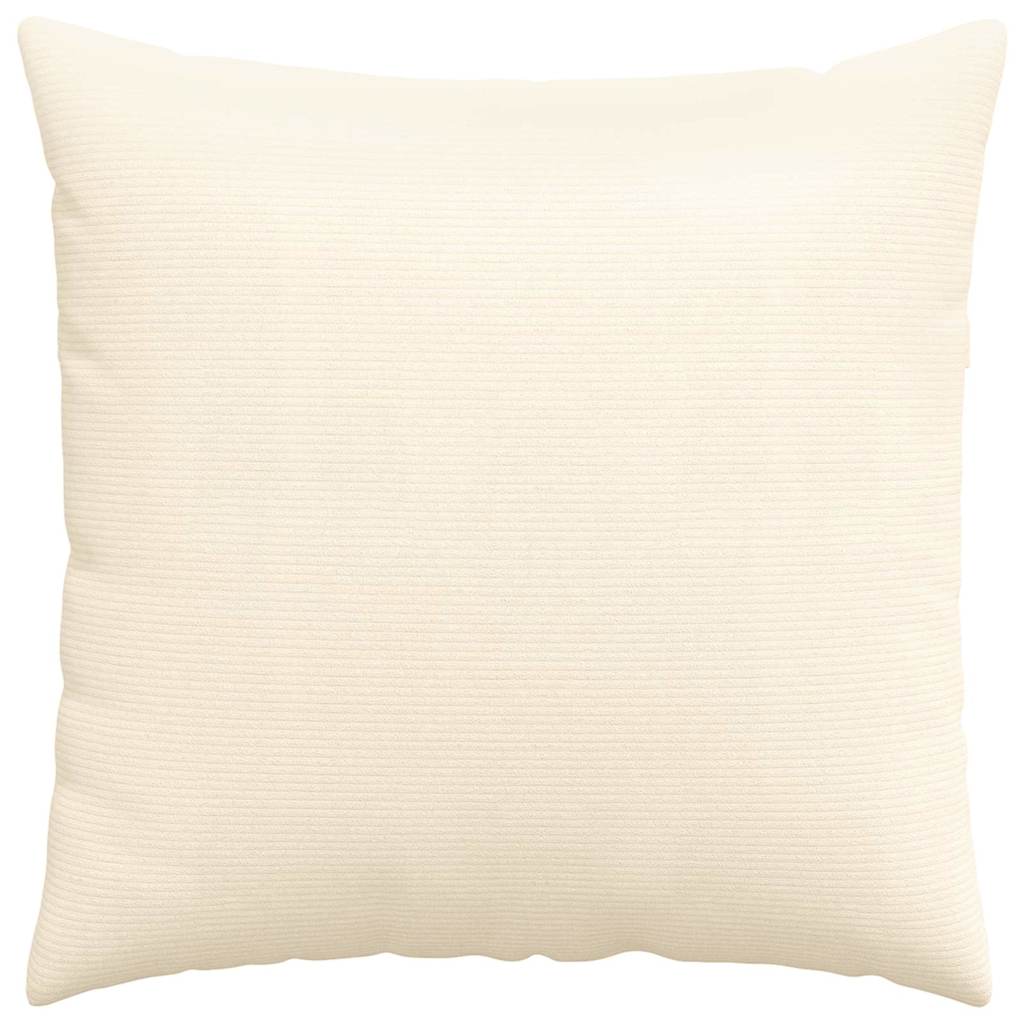 Kanapé párnák 2 pcs Krém 80 x 80 cm Bársonyos szövet