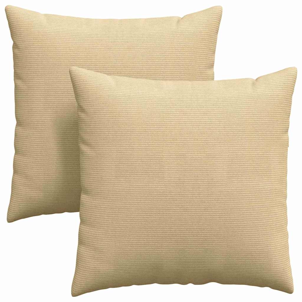 Kanapé párnák 2 pcs Szürke zöld 80 x 80 cm Bársonyos szövet
