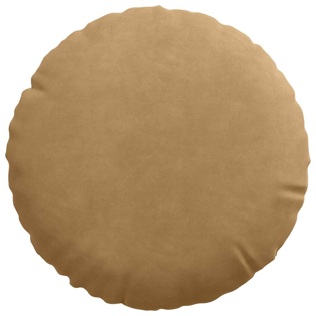 Ülőpárnák 2 pcs Barna Ø30 x 13 cm Bársony