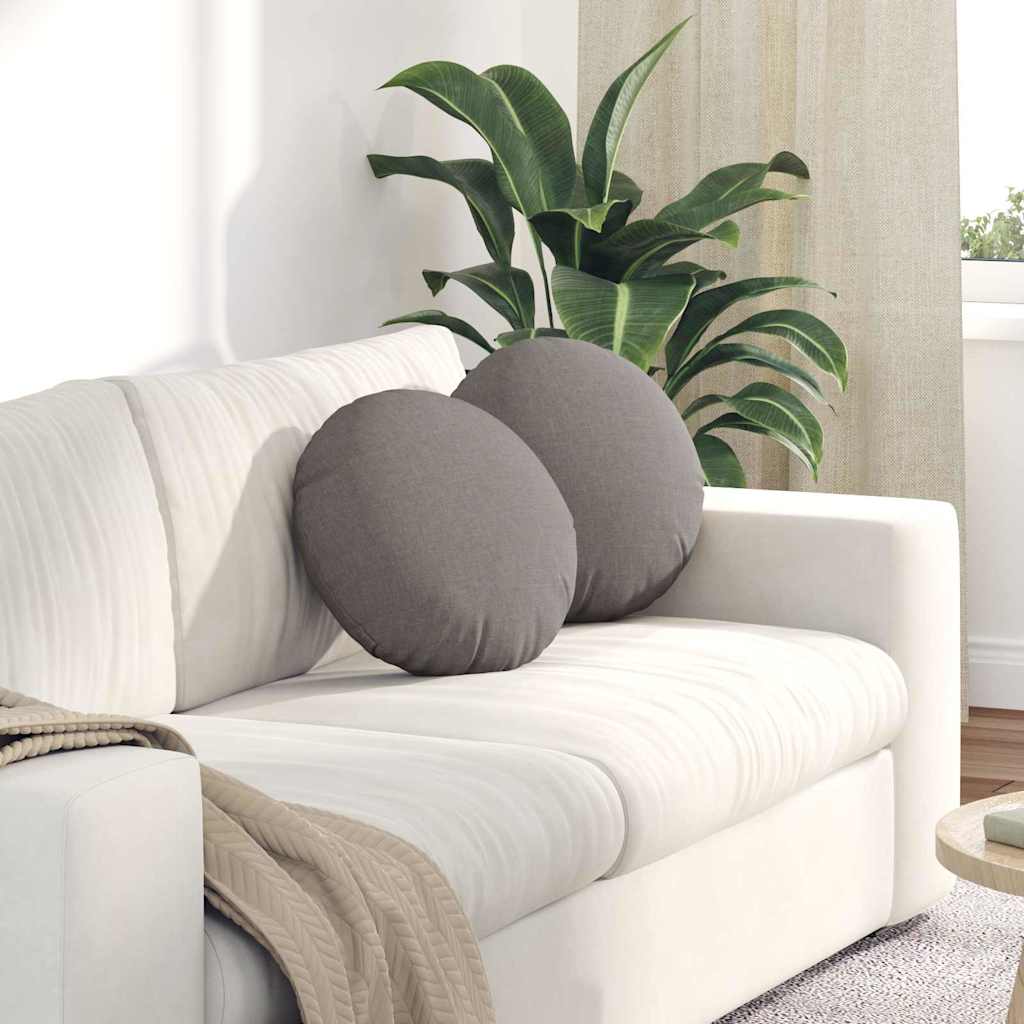 Ülőpárnák 2 pcs Tópszínű Ø40 x 13 cm szövet
