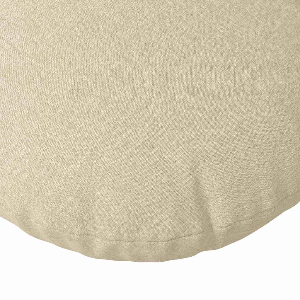 Ülőpárnák 2 pcs Krém Ø40 x 13 cm szövet