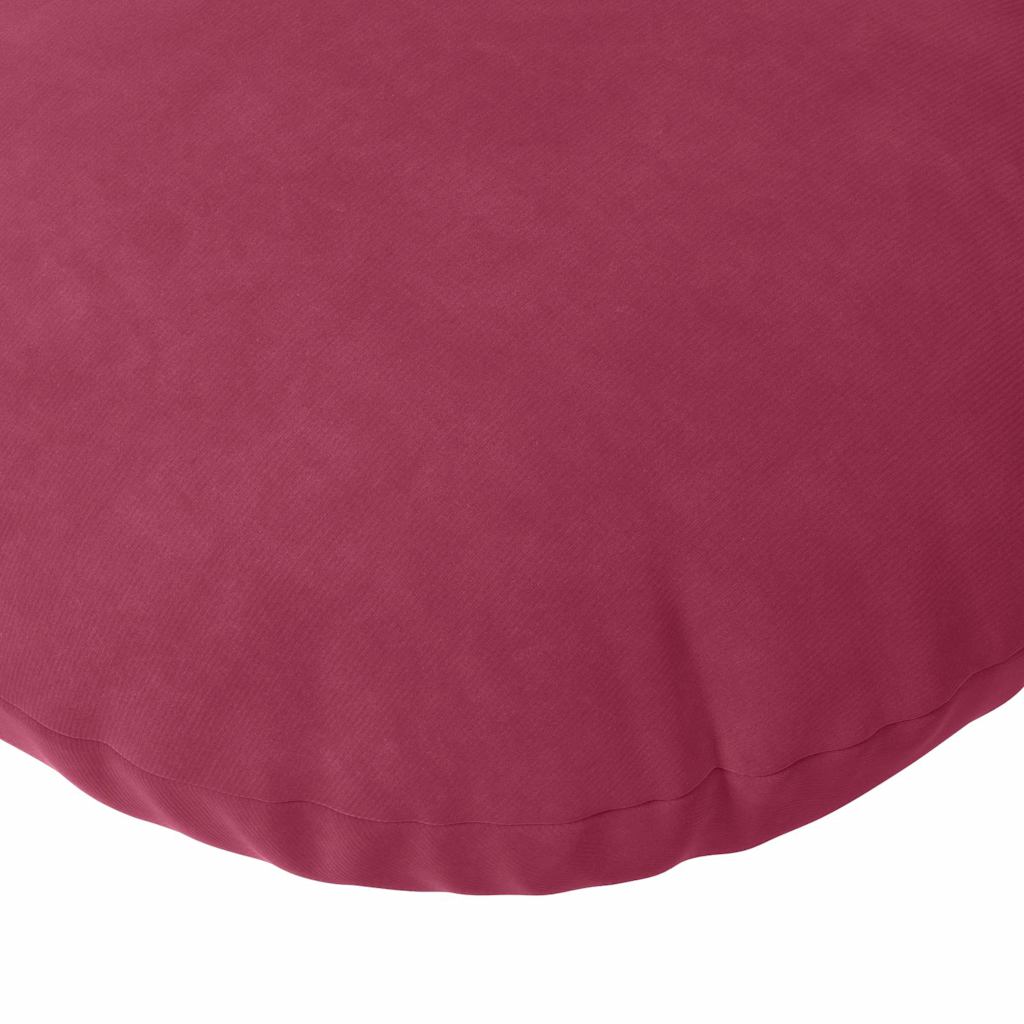Ülőpárnák 2 pcs Bordó Ø 40 x 13 cm Bársony