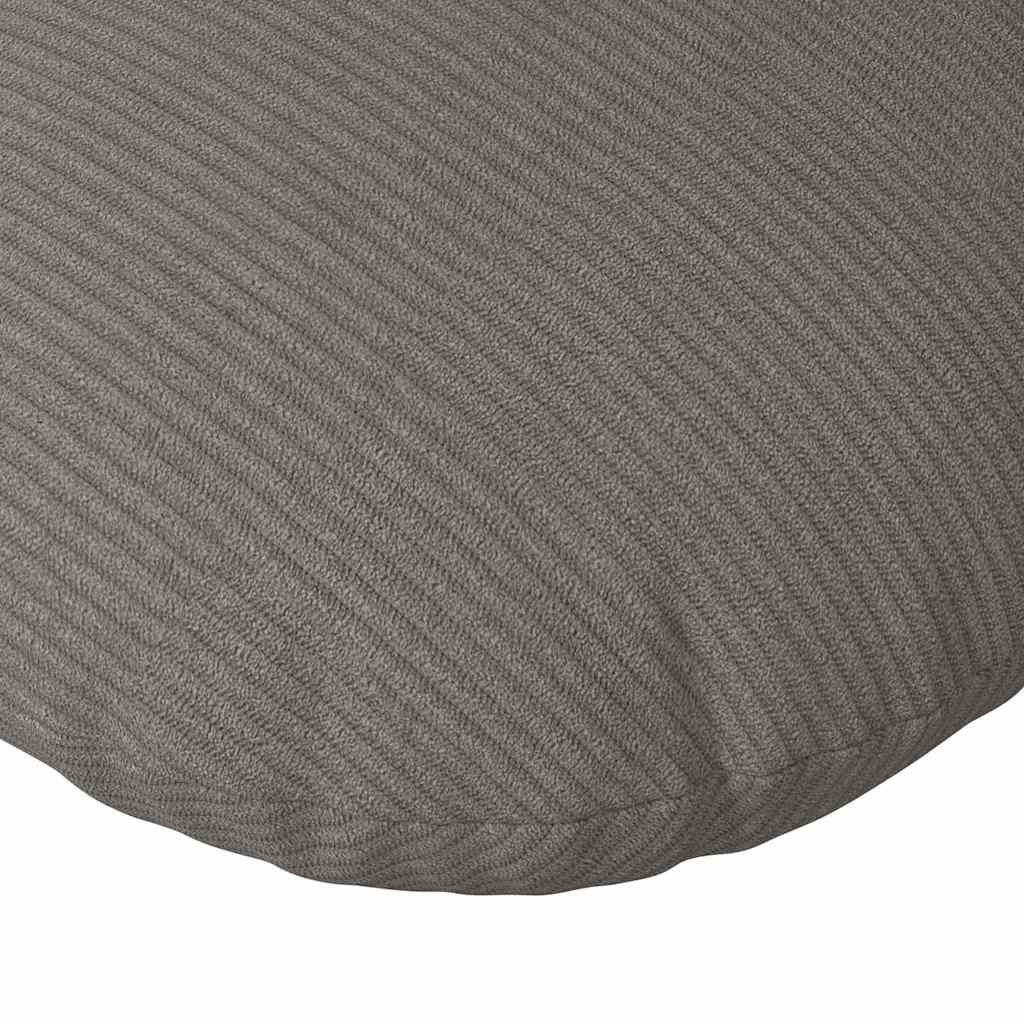 Ülőpárnák 2 pcs Világosszürke Ø50 x 19 cm Bársonyos szövet
