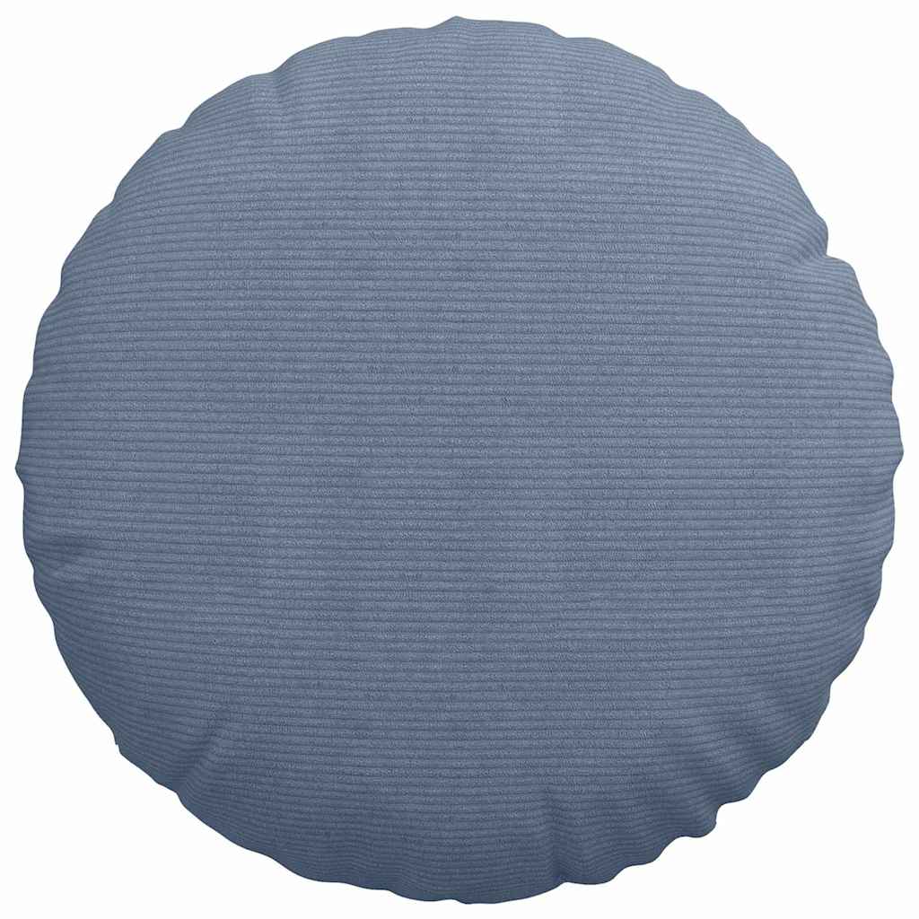 Ülőpárnák 2 pcs Kék Ø50 x 19 cm Bársonyos szövet
