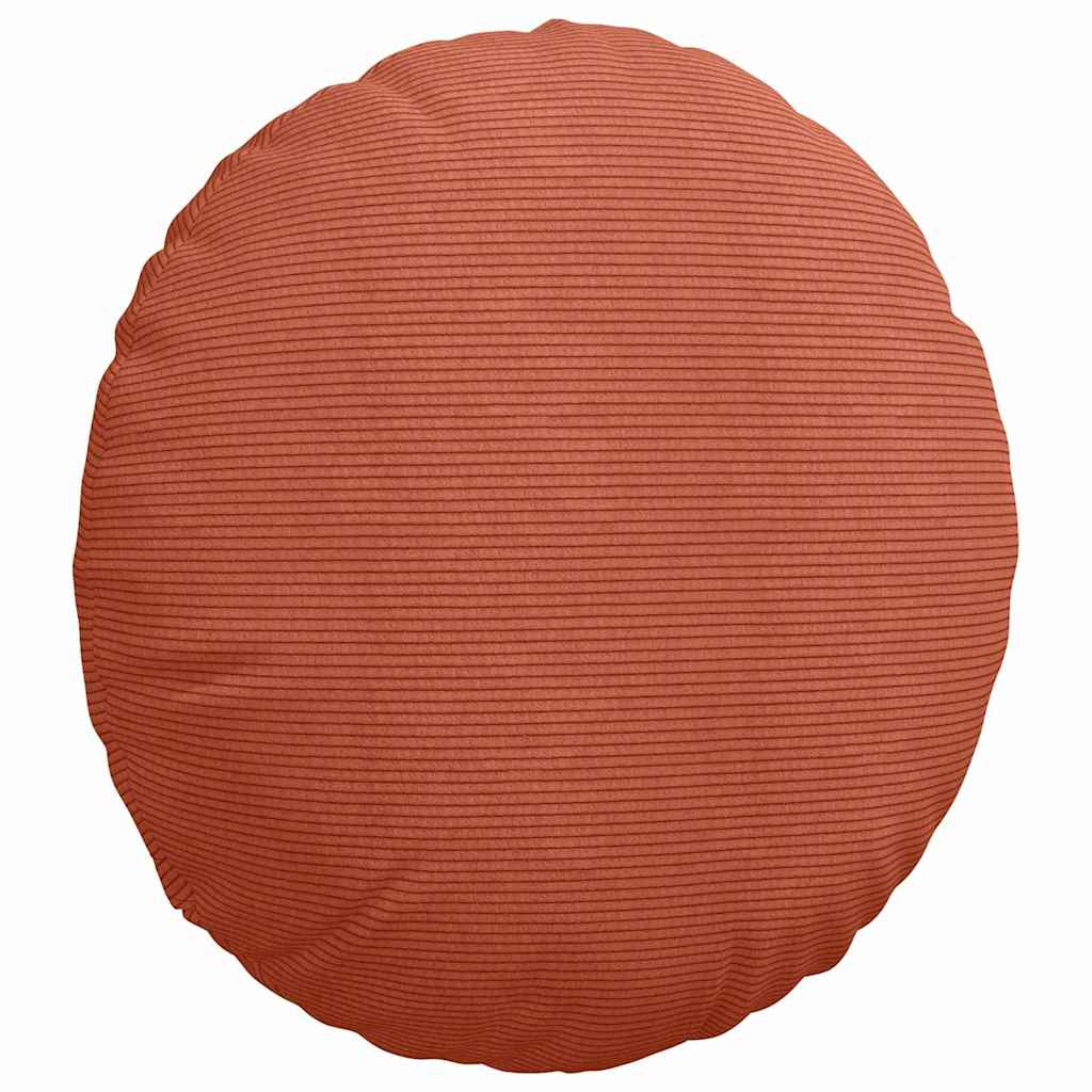 Ülőpárnák 2 pcs Piros Narancs Ø50 x 19 cm Bársonyos szövet