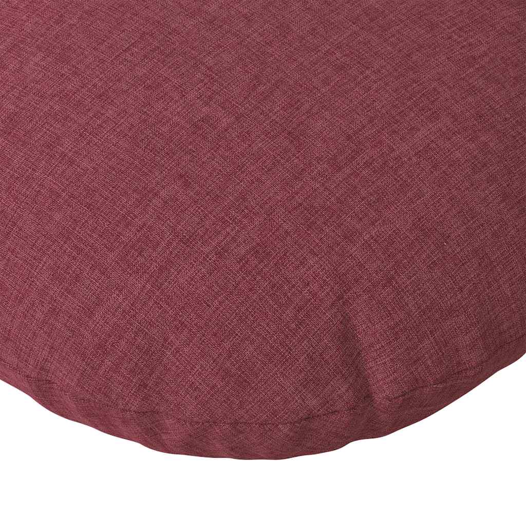 Ülőpárnák 2 pcs Bordó Ø60 x 21 cm szövet