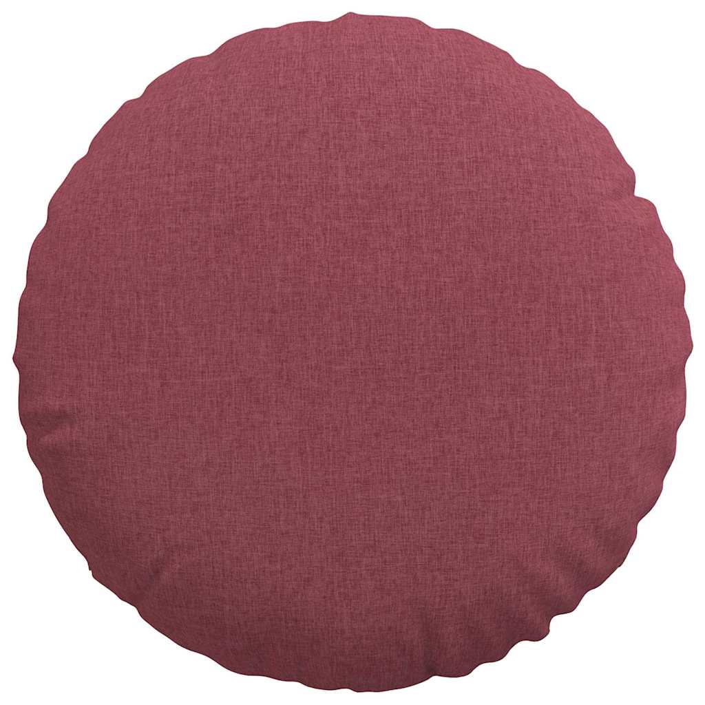 Ülőpárnák 2 pcs Bordó Ø60 x 21 cm szövet