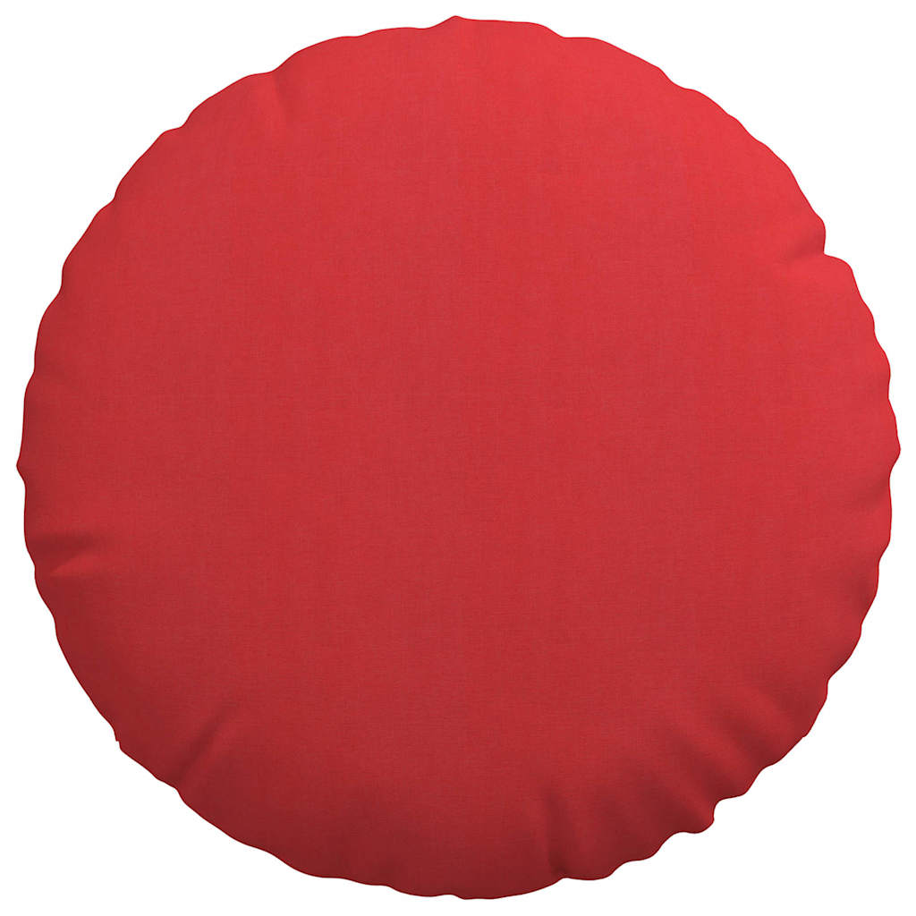 Ülőpárnák 2 pcs Piros Ø60 x 21 cm szövet