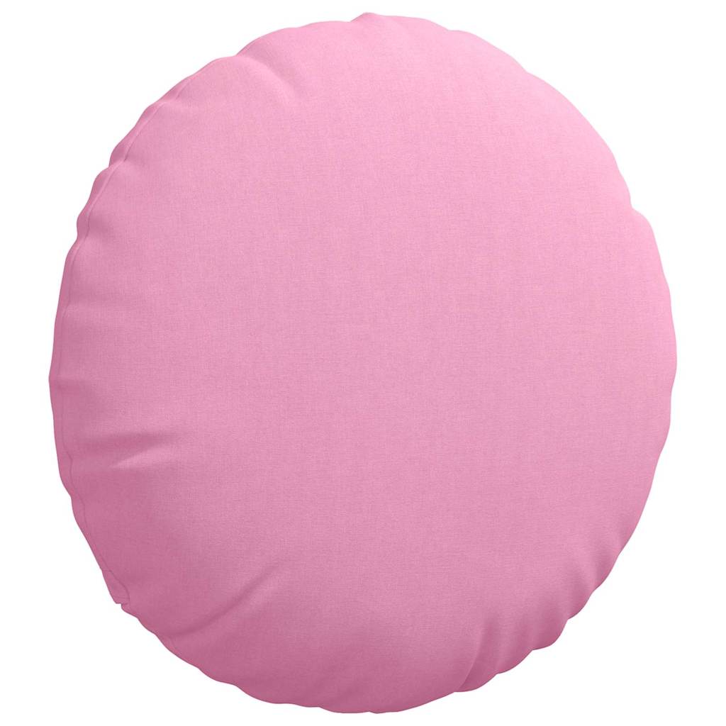 Ülőpárnák 2 pcs Rózsaszín Ø60 x 21 cm szövet