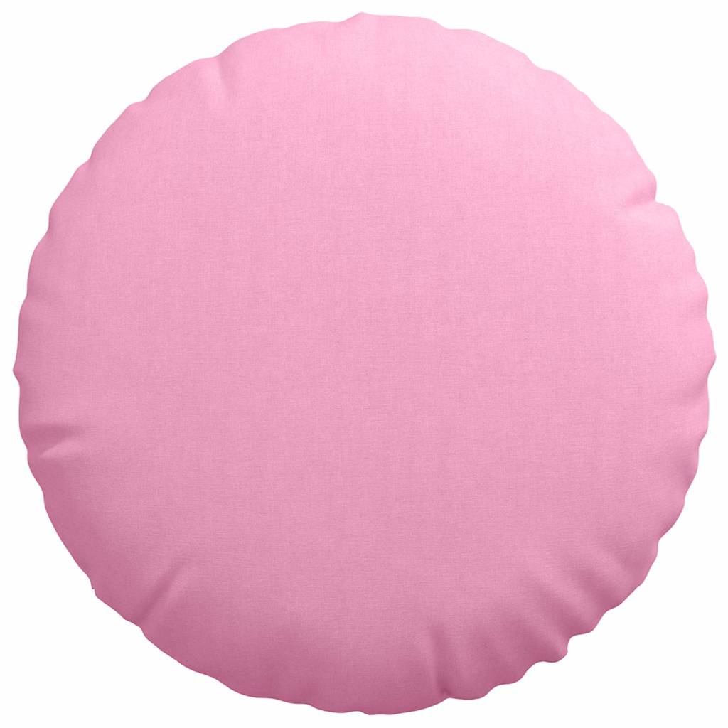 Ülőpárnák 2 pcs Rózsaszín Ø60 x 21 cm szövet