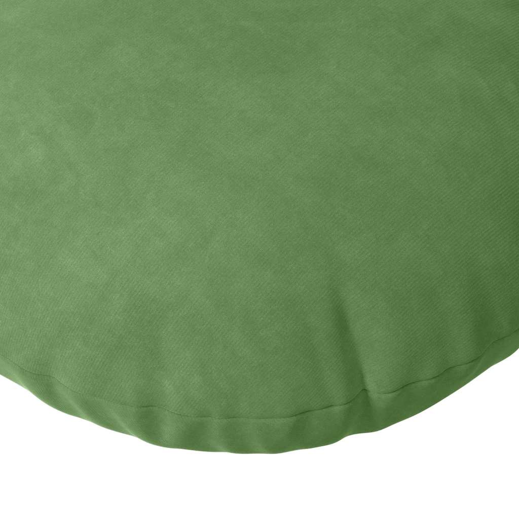 Ülőpárnák 2 pcs Világos zöld Ø60 x 21 cm Bársony