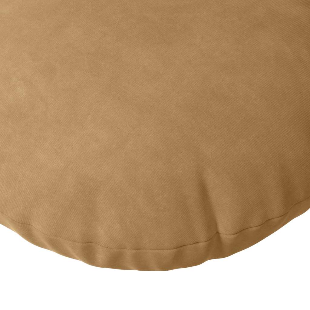 Ülőpárnák 2 pcs Barna Ø60 x 21 cm Bársony