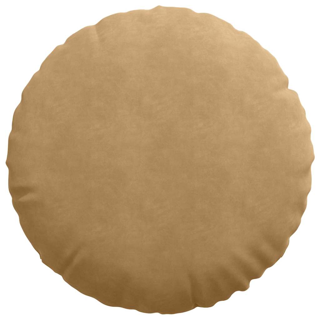 Ülőpárnák 2 pcs Barna Ø60 x 21 cm Bársony